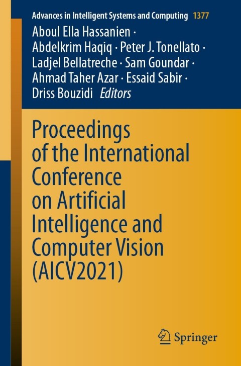 Cover image for book Proceedings of the International Conference on Artificial Intelligence and Computer Vision (AICV2021)