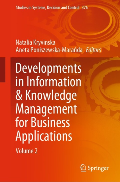 Cover image for book Developments in Information & Knowledge Management for Business Applications