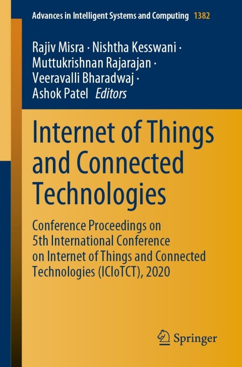 Cover image for book Internet of Things and Connected Technologies