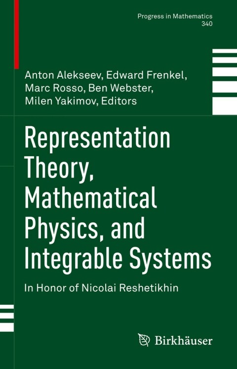 Cover image for book Representation Theory, Mathematical Physics, and Integrable Systems