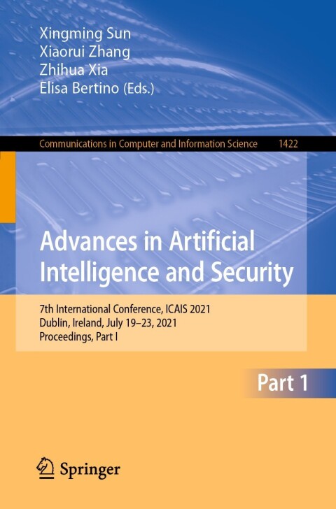 Cover image for book Advances in Artificial Intelligence and Security