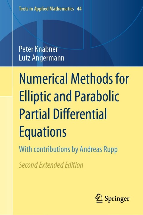 Numerical Methods for Elliptic and Parabolic Partial Differential Equations 