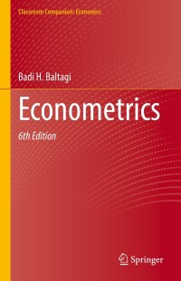 Imagen de portada: Econometrics 6th edition 9783030801489