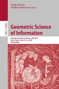 Cover image: Geometric Science of Information 9783030802080