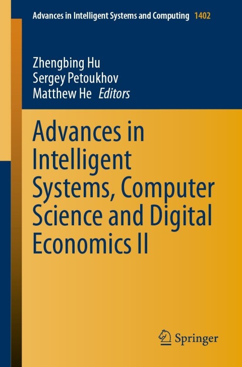Cover image for book Advances in Intelligent Systems, Computer Science and Digital Economics II