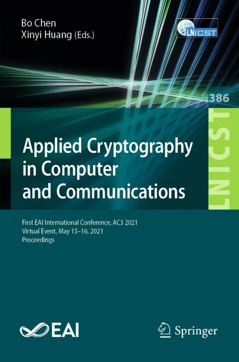 Cover image for book Applied Cryptography in Computer and Communications