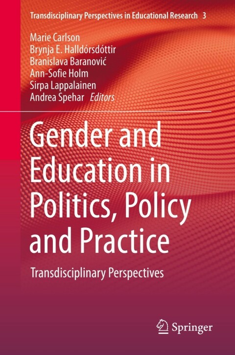 Cover image for book Gender and Education in Politics, Policy and Practice