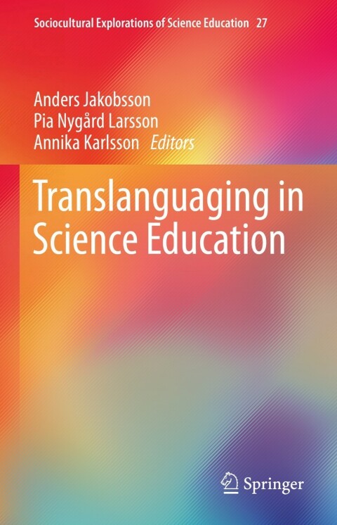 Cover image for book Translanguaging in Science Education