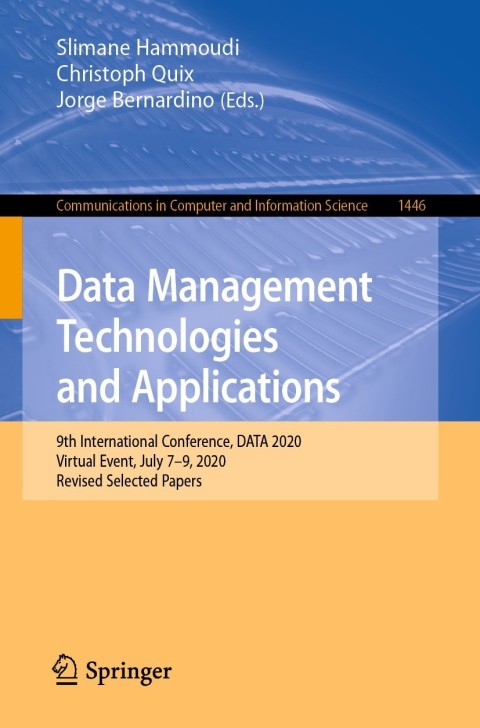 Cover image for book Data Management Technologies and Applications