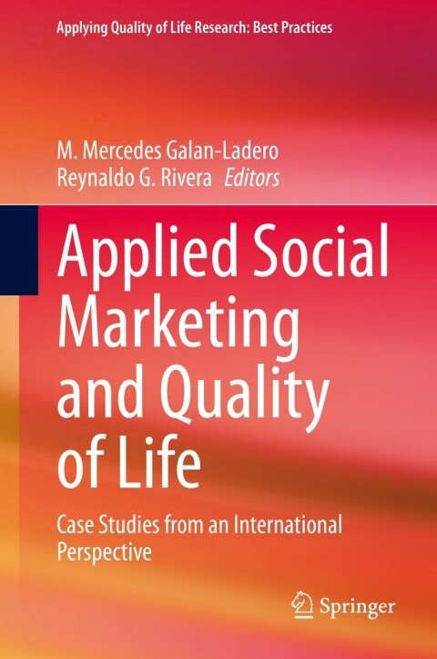 Cover image for book Applied Social Marketing and Quality of Life