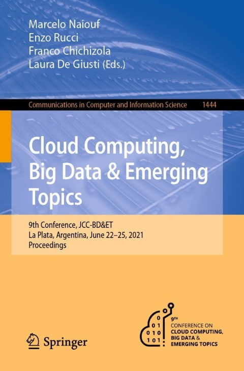 Cover image for book Cloud Computing, Big Data & Emerging Topics