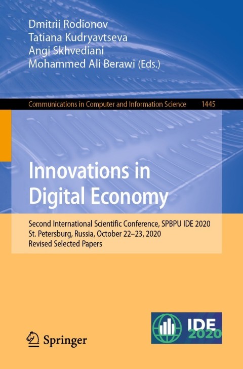 Cover image for book Innovations in Digital Economy