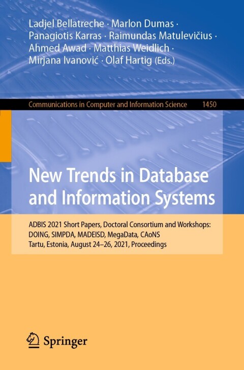 Cover image for book New Trends in Database and Information Systems
