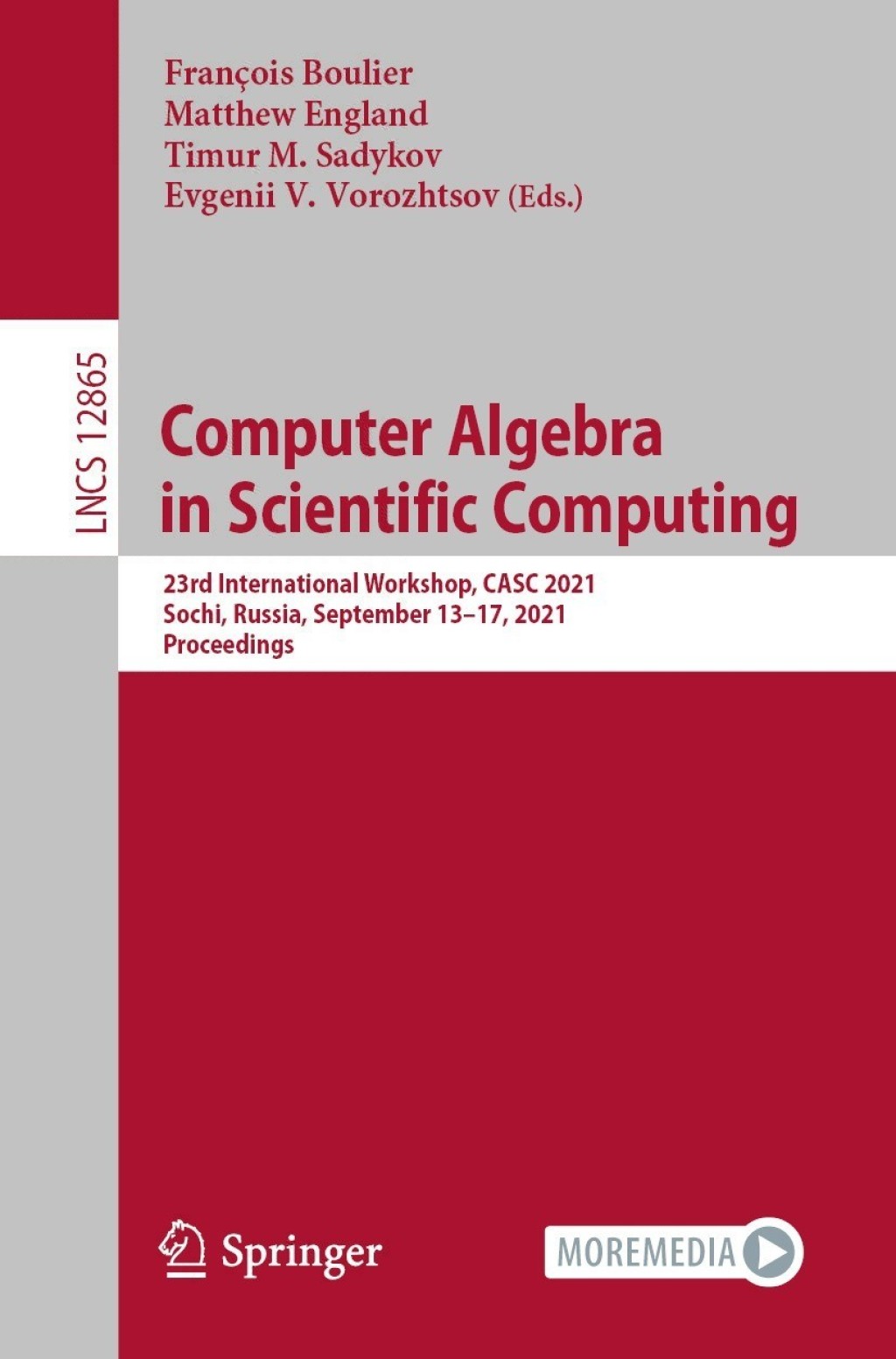 ISBN 9783030851651 product image for Computer Algebra  in Scientific Computing (eBook Rental) | upcitemdb.com