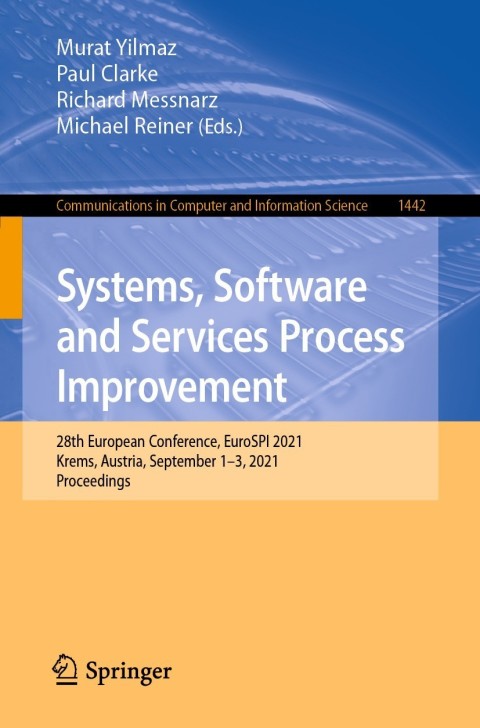 Cover image for book Systems, Software and Services Process Improvement