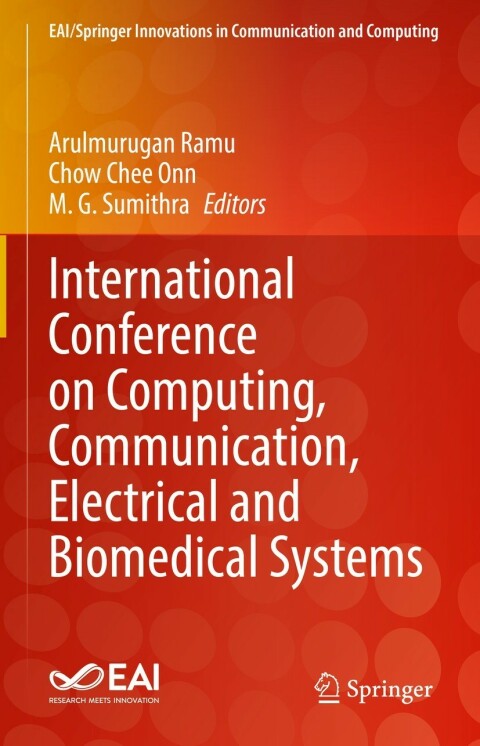 Cover image for book International Conference on Computing, Communication, Electrical and Biomedical Systems