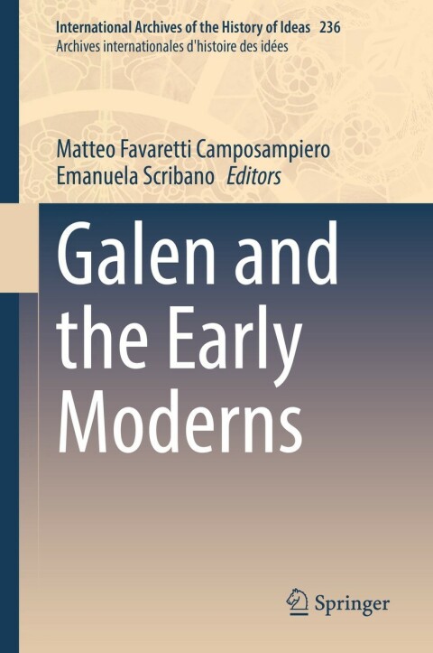Cover image for book Galen and the Early Moderns