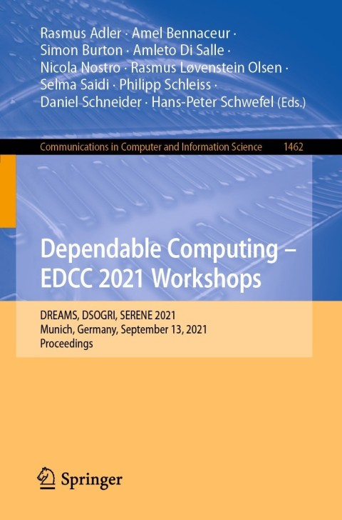 Cover image for book Dependable Computing - EDCC 2021 Workshops