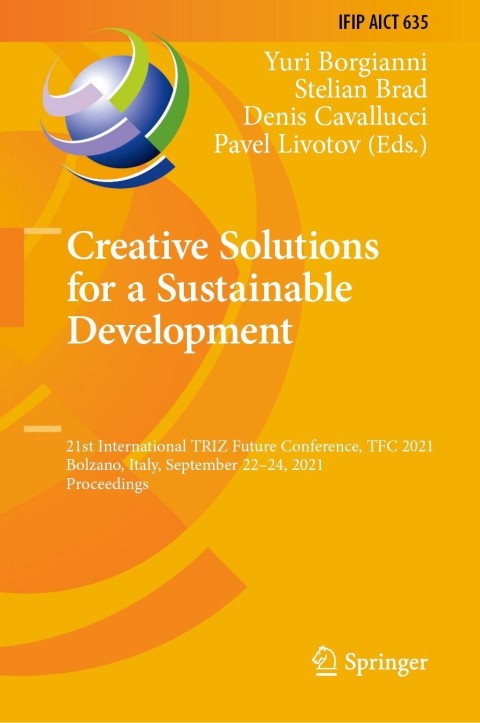 Cover image for book Creative Solutions for a Sustainable Development