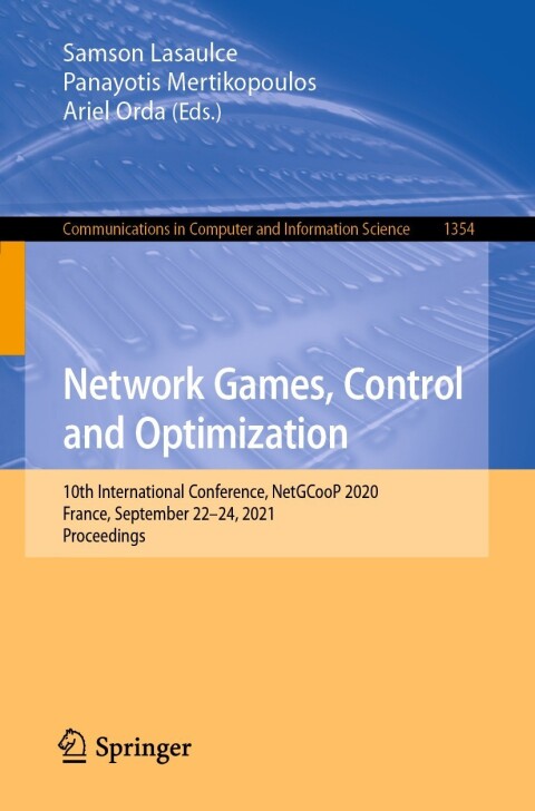 Cover image for book Network Games, Control and Optimization