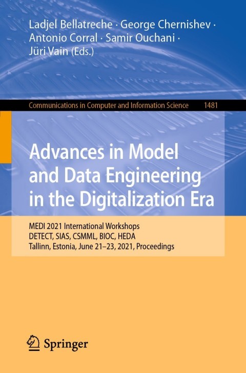 Cover image for book Advances in Model and Data Engineering in the Digitalization Era