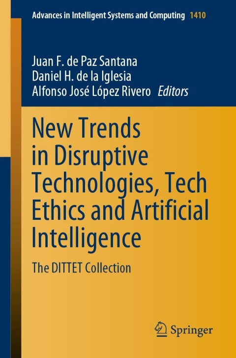 Cover image for book New Trends in Disruptive Technologies, Tech Ethics and Artificial Intelligence
