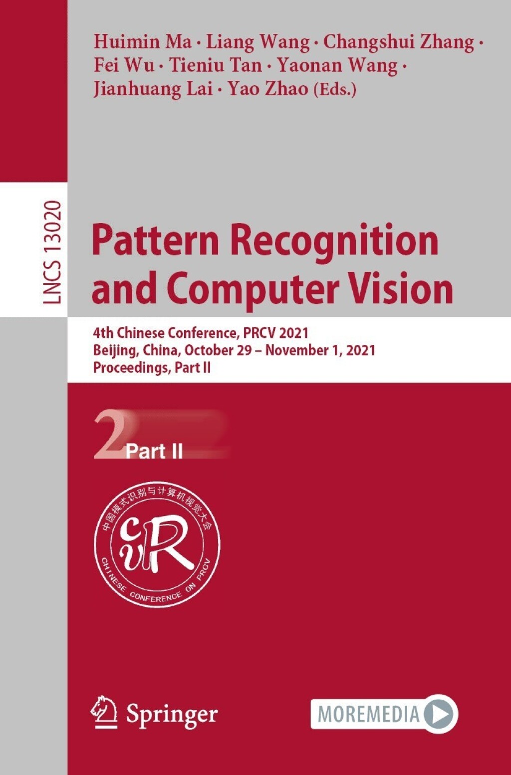 Pattern Recognition and Computer Vision (eBook)