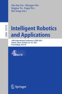Cover image: Intelligent Robotics and Applications 9783030890919