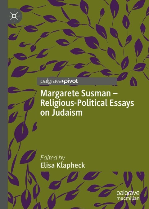 Cover image for book Margarete Susman - Religious-Political Essays on Judaism