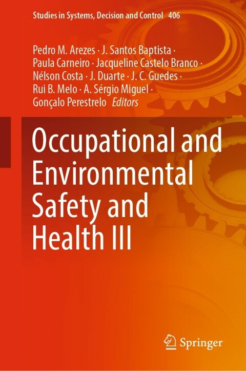 Cover image for book Occupational and Environmental Safety and Health III