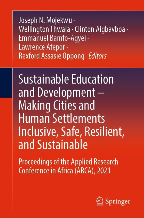 Cover image for book Sustainable Education and Development – Making Cities and Human Settlements Inclusive, Safe, Resilient, and Sustainable