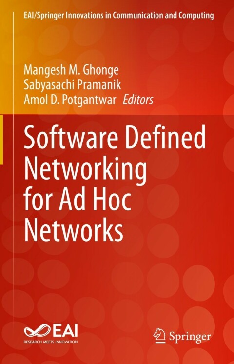 Cover image for book Software Defined Networking for Ad Hoc Networks