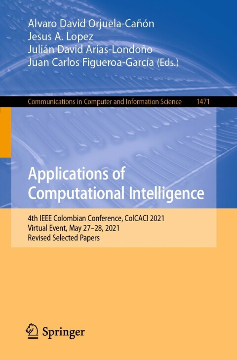 Cover image for book Applications of Computational Intelligence