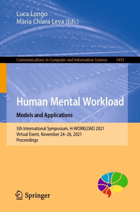 Cover image for book Human Mental Workload: Models and Applications