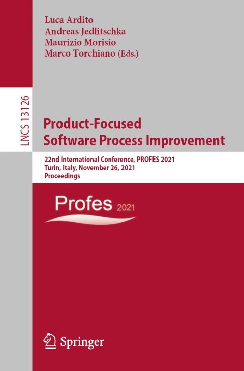Cover image for book Product-Focused Software Process Improvement