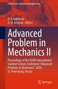 Cover image: Advanced Problem in Mechanics II 9783030921439