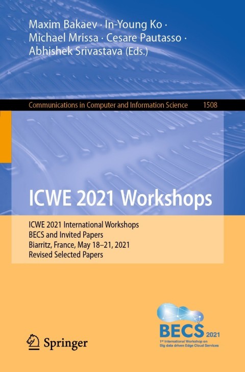 Cover image for book ICWE 2021 Workshops