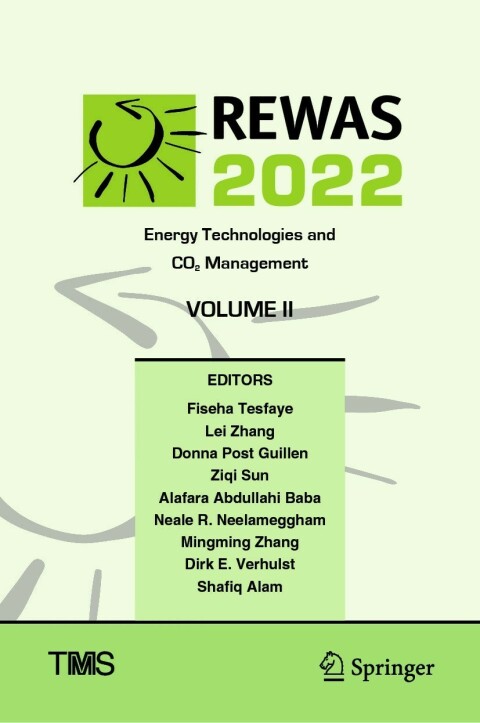 Cover image for book REWAS 2022: Energy Technologies and CO2 Management (Volume II)