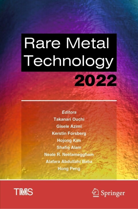 Cover image for book Rare Metal Technology 2022