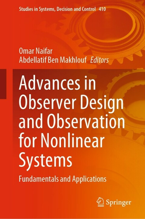 Cover image for book Advances in Observer Design and Observation for Nonlinear Systems