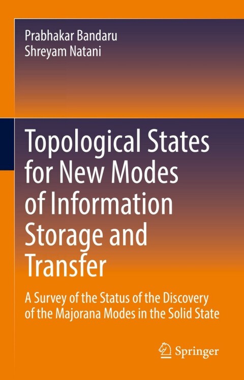 Cover image for book Topological States for New Modes of Information Storage and Transfer