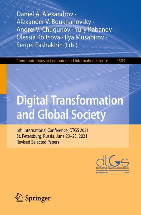 Cover image for book Digital Transformation and Global Society