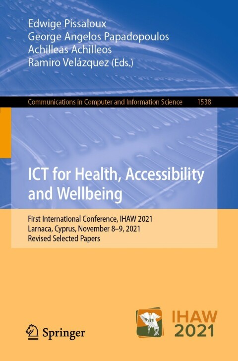 Cover image for book ICT for Health, Accessibility and Wellbeing