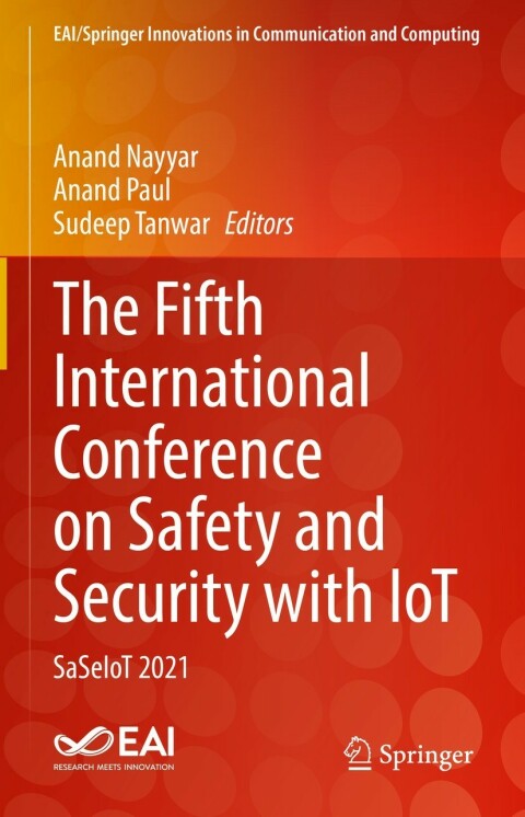 Cover image for book The Fifth International Conference on Safety and Security with IoT