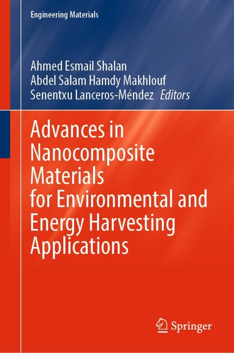 Cover image for book Advances in Nanocomposite Materials for Environmental and Energy Harvesting Applications