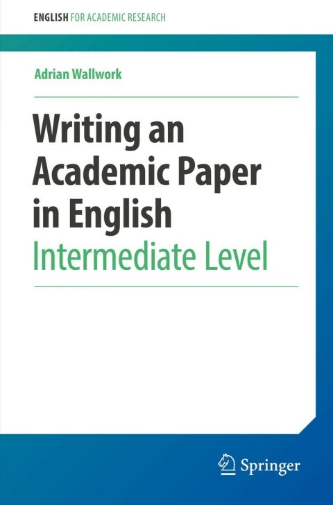 Cover image for book Writing an Academic Paper in English