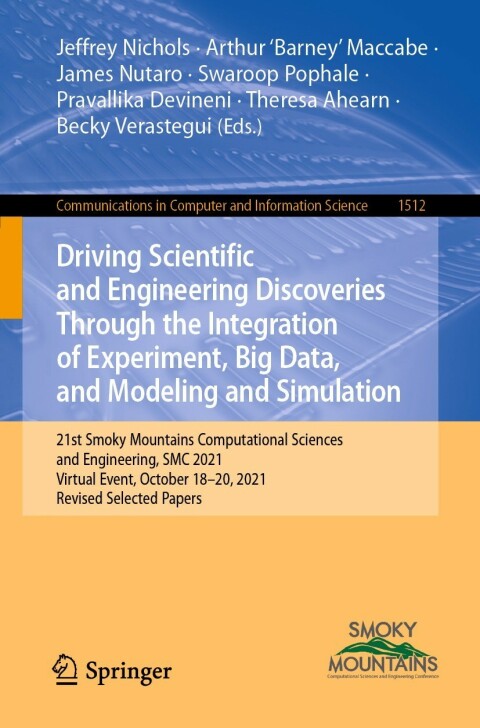 Cover image for book Driving Scientific and Engineering Discoveries Through the Integration of Experiment, Big Data, and Modeling and Simulation