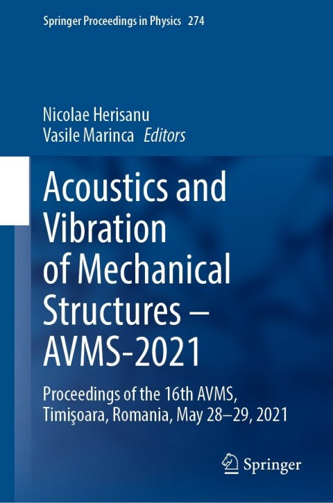 Cover image for book Acoustics and Vibration of Mechanical Structures – AVMS-2021