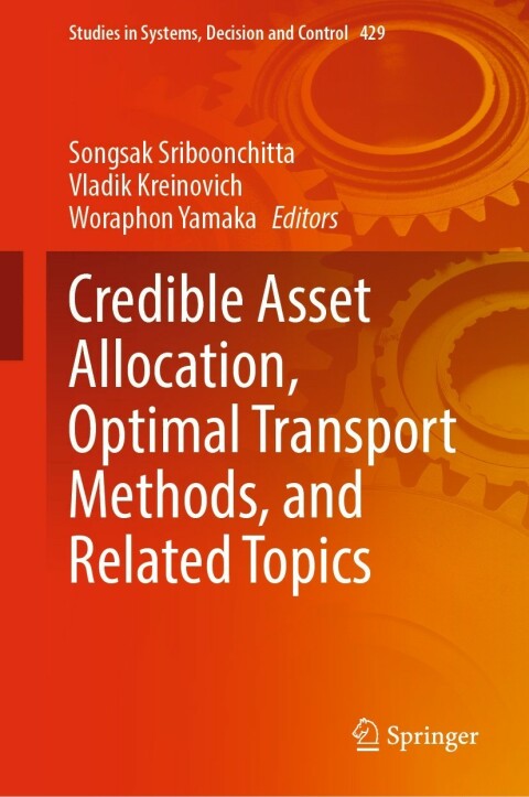Cover image for book Credible Asset Allocation, Optimal Transport Methods, and Related Topics