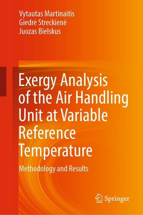 Cover image for book Exergy Analysis of the Air Handling Unit at Variable Reference Temperature